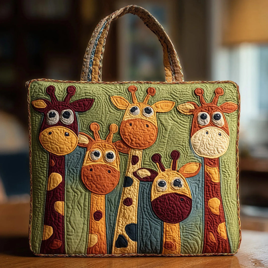 Sac tote rembourré - Girafe