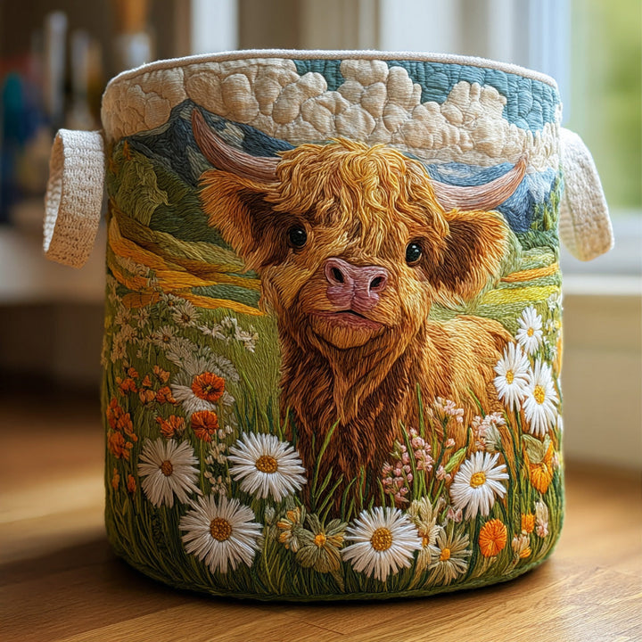 Jacqueline | Panier à linge matelassé
