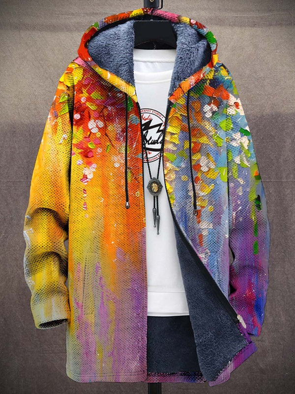Brigitte | Cardigan graphique à capuche