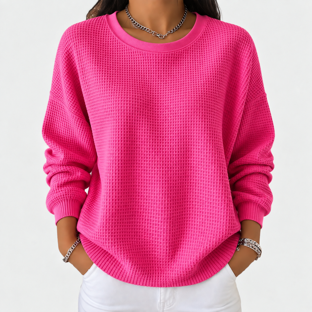 Solène | Pull gaufré classique
