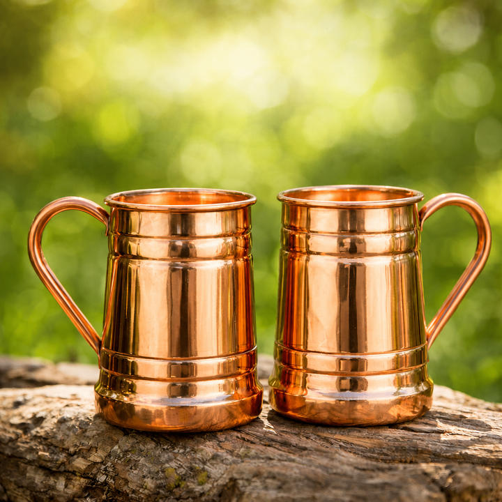 Chope vintage en cuivre — 530 ml