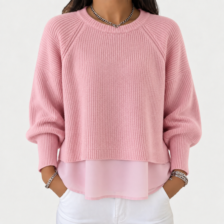 Maud | Pull effet deux pièces
