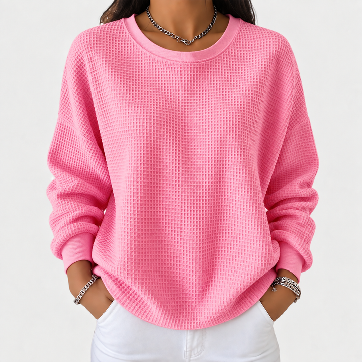 Solène | Pull gaufré classique
