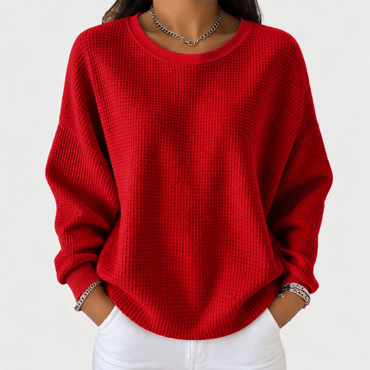 Solène | Pull gaufré classique