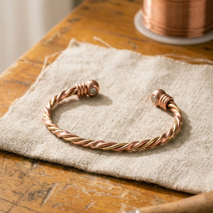 Bracelet en cuivre à trois fils