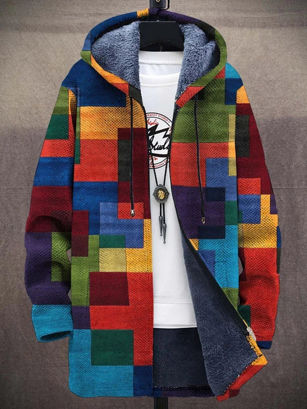 Léna | Cardigan à capuche artistique