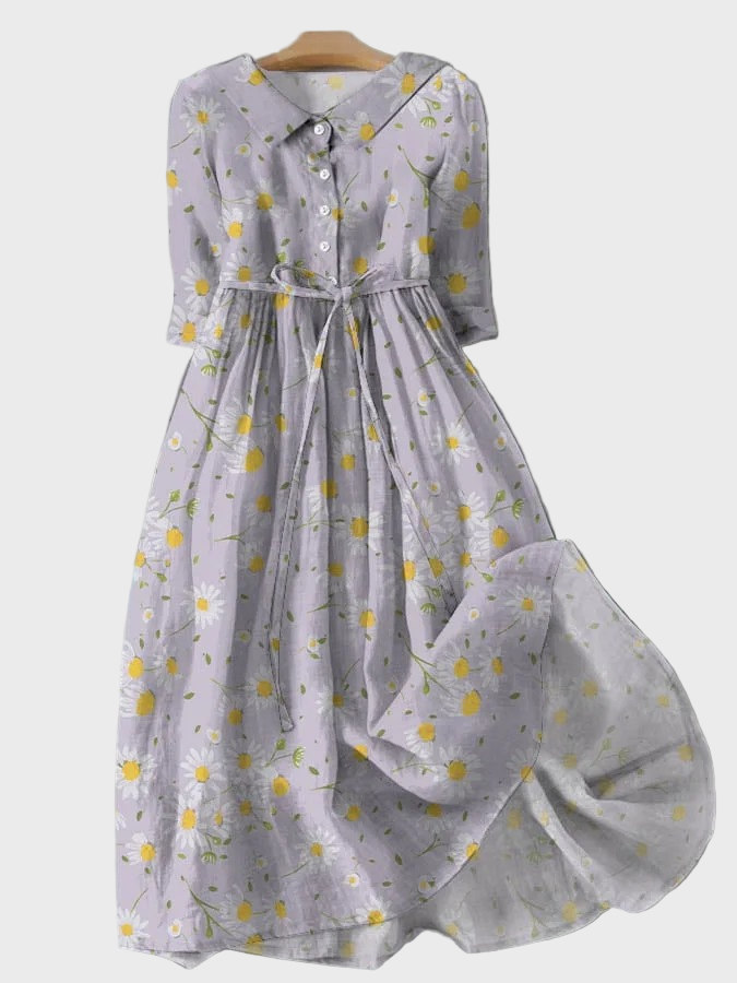 Robe avec des fleurs