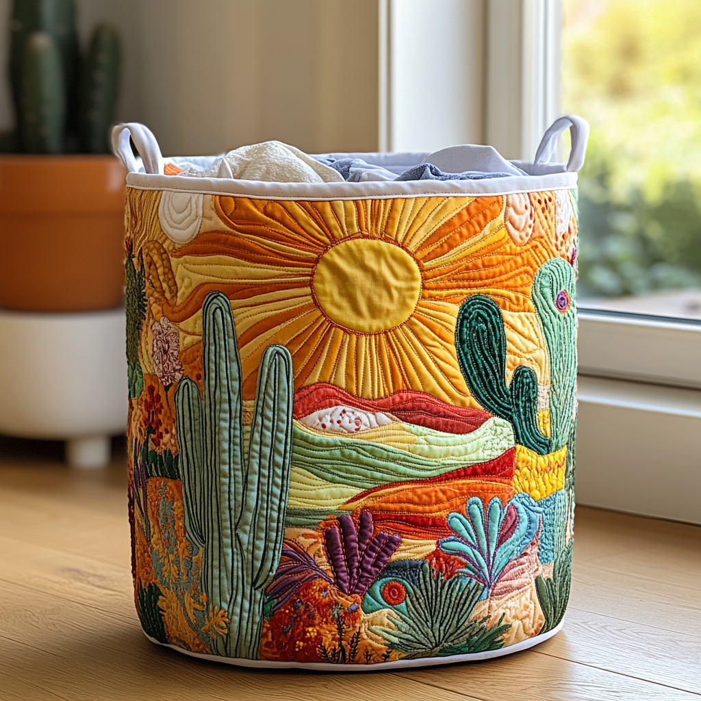 Aurore | Panier à linge matelassé