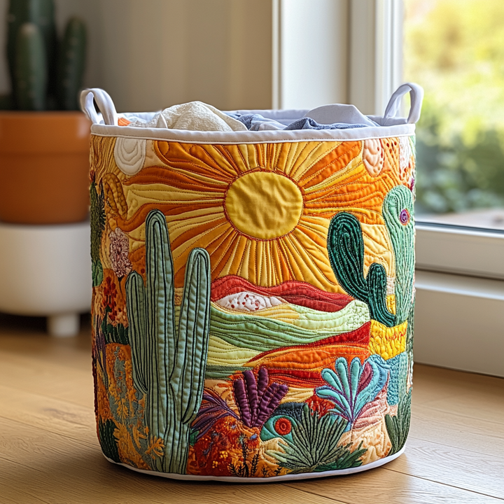 Aurore | Panier à linge matelassé