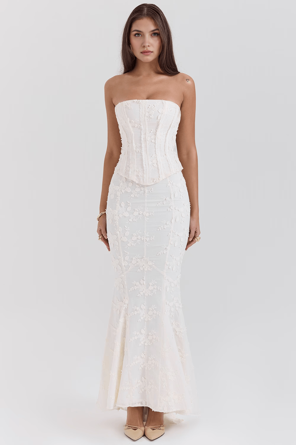 Evi | Robe avec Corset Brodé