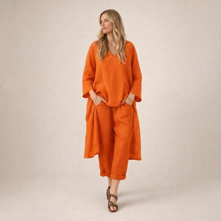 Eleonora – Volný lněný set
