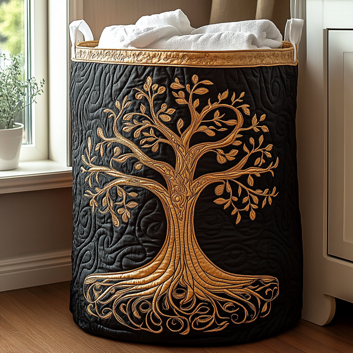 Éléonore | Panier à linge matelassé