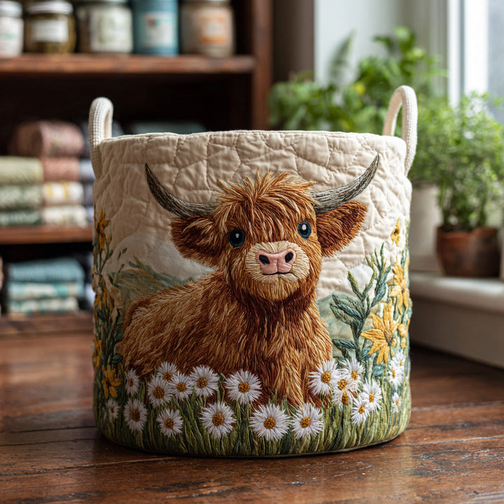 Jacqueline | Panier à linge matelassé