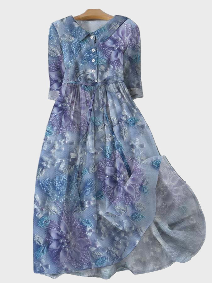 Robe Florale Crépusculaire