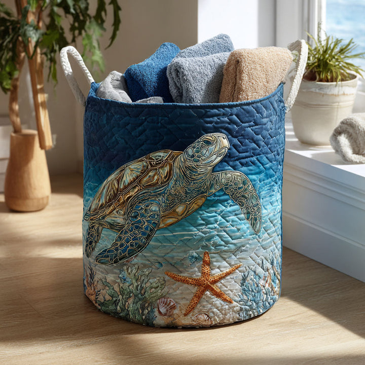 Sylvie | Panier à linge matelassé