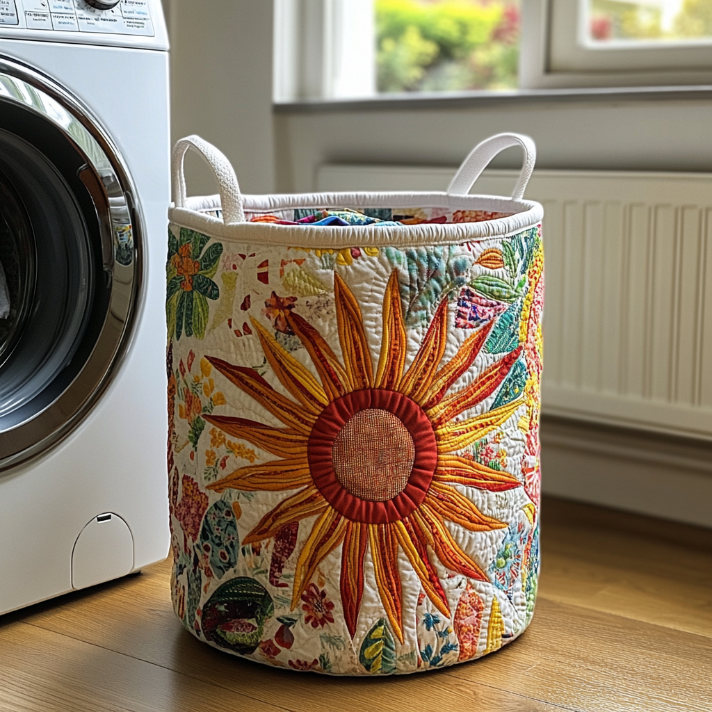 Aurore | Panier à linge matelassé