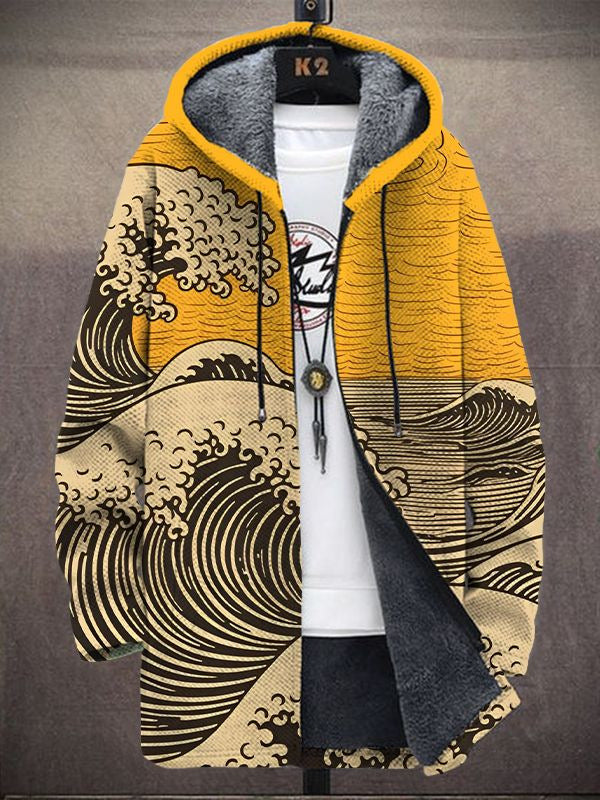 Noémie | Cardigan au motif de vagues