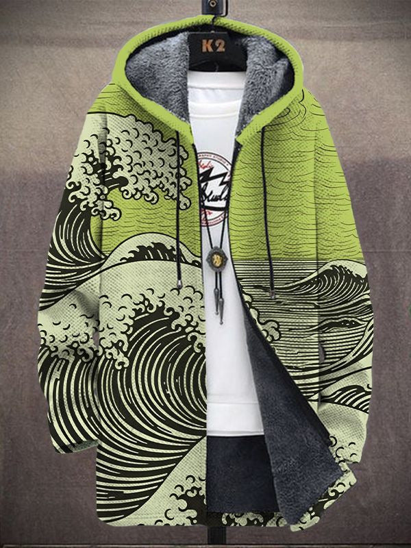 Noémie | Cardigan au motif de vagues