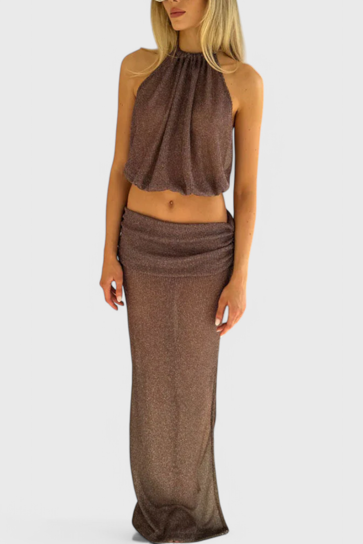 Taťána – Dvoudílný halter set