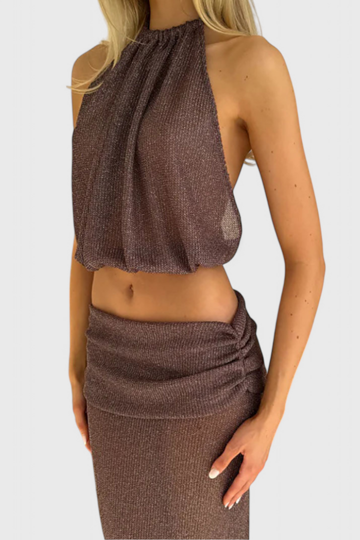 Taťána – Dvoudílný halter set