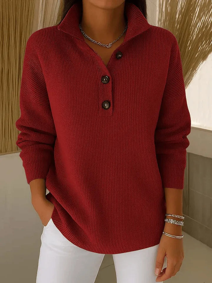 Amparo | Pull Polo à Col V