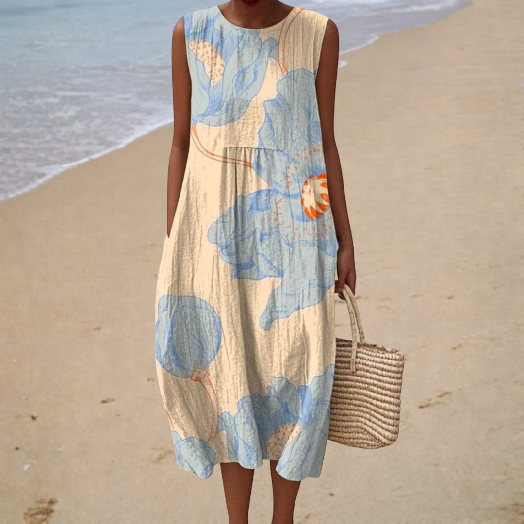 Robe d'Été Confortable Sans Manches