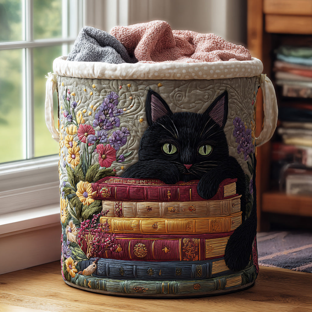 Clémentine | Panier à linge matelassé