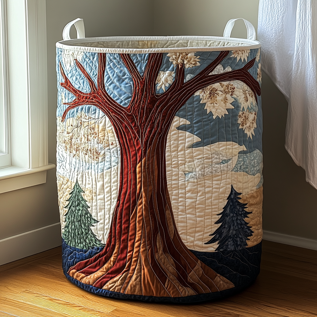 Éléonore | Panier à linge matelassé