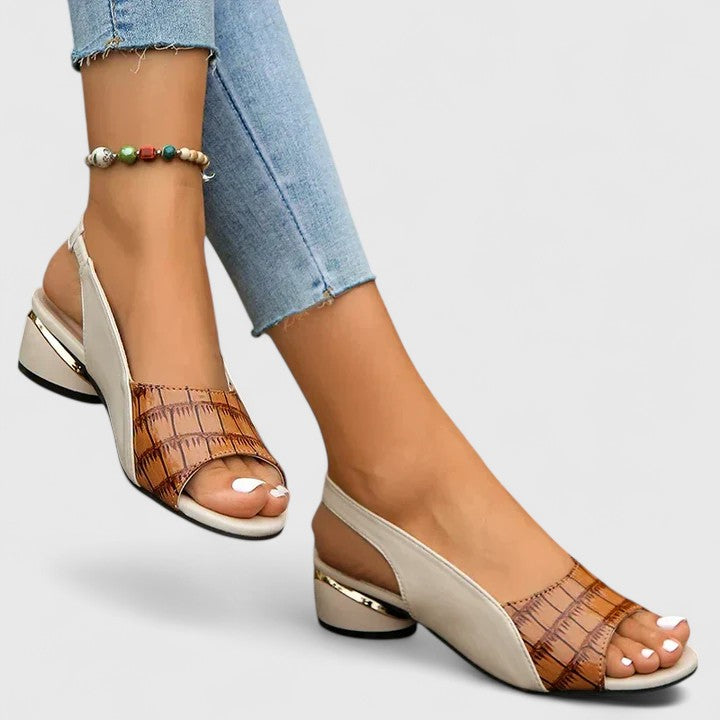 Pénélope - Sandales en cuir orthopédique