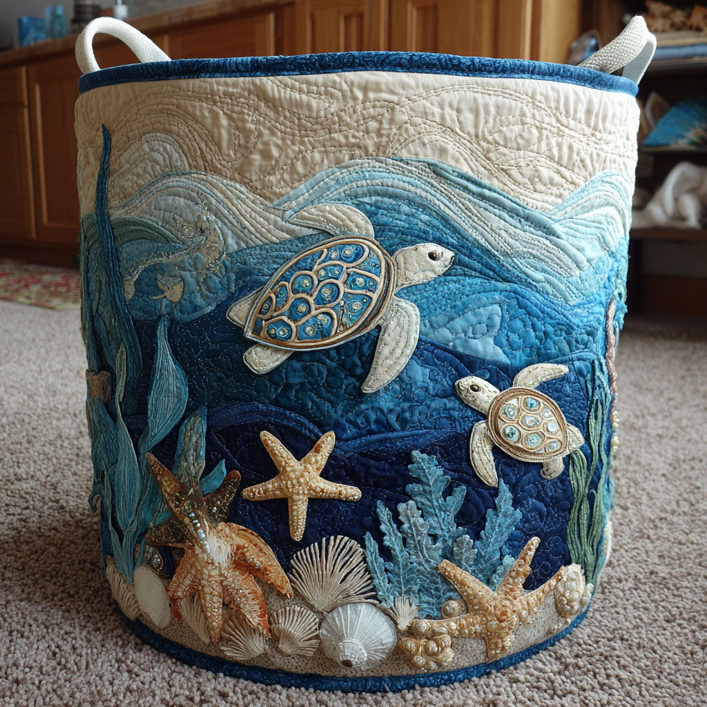 Sylvie | Panier à linge matelassé
