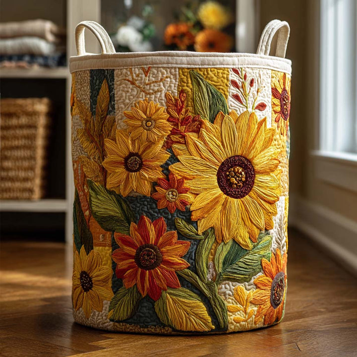 Odette | Panier à linge matelassé