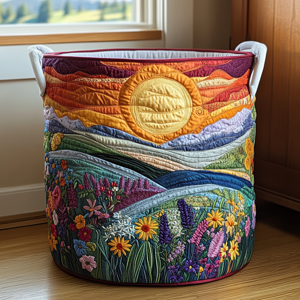Cyrielle | Panier à linge matelassé