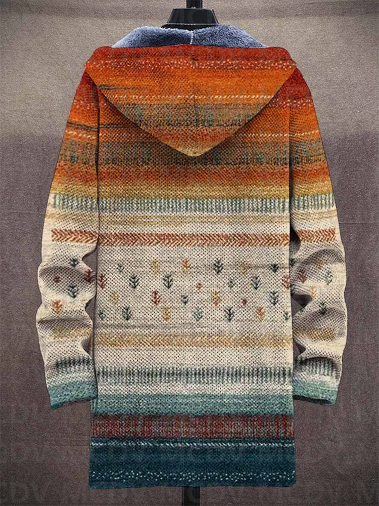 Zélie | Cardigan à rayures et petits motifs