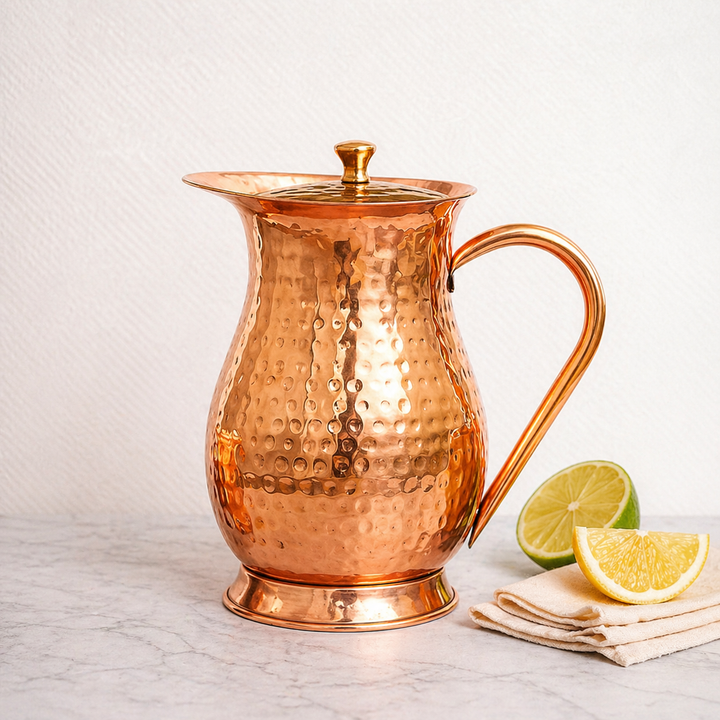 Carafe en cuivre martelé — 1,5 l