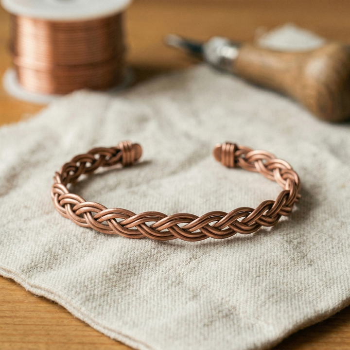 Bracelet de cheville en cuivre