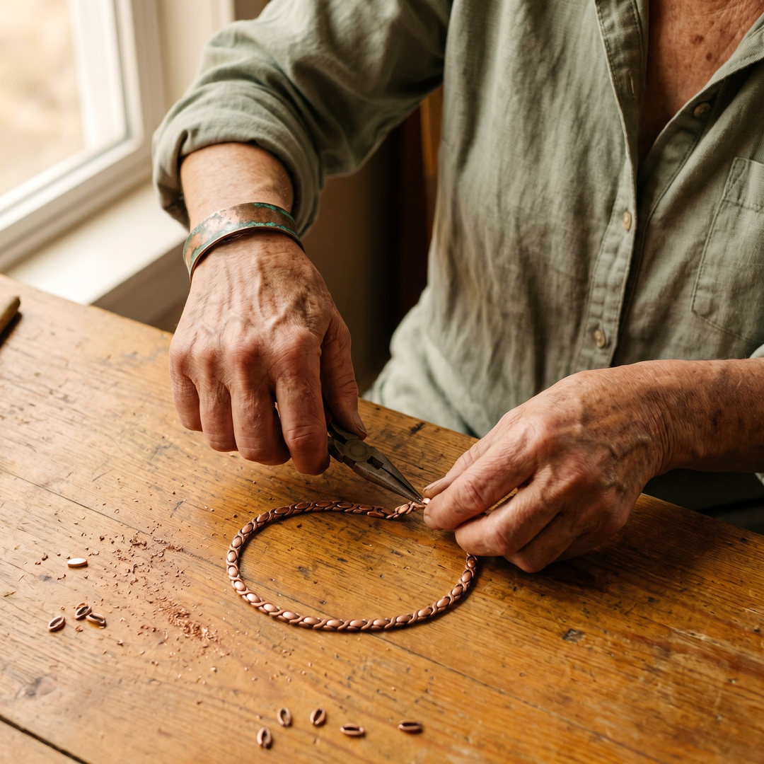 Collier Cèdre en cuivre