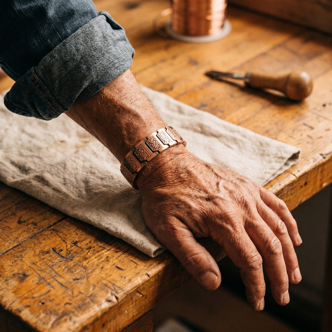 Bracelet Glen en cuivre pour homme