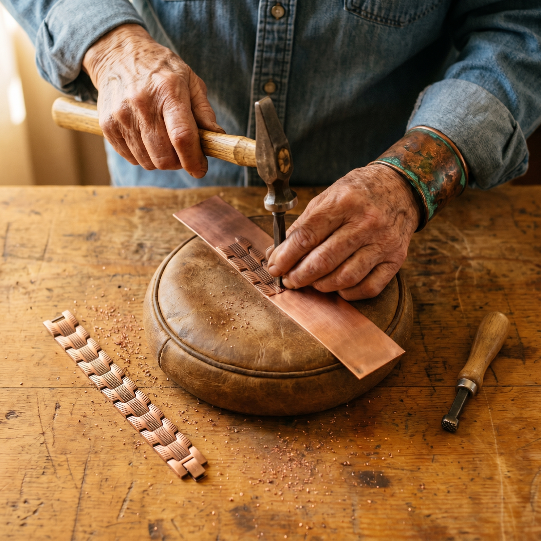 Bracelet Crag en cuivre