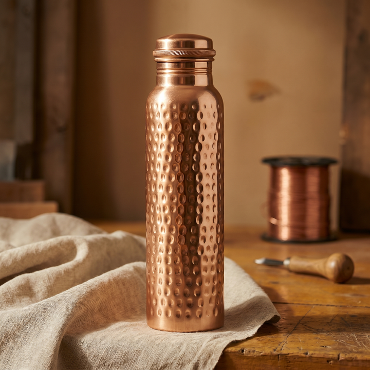 Bouteille en cuivre martelé — 950 ml