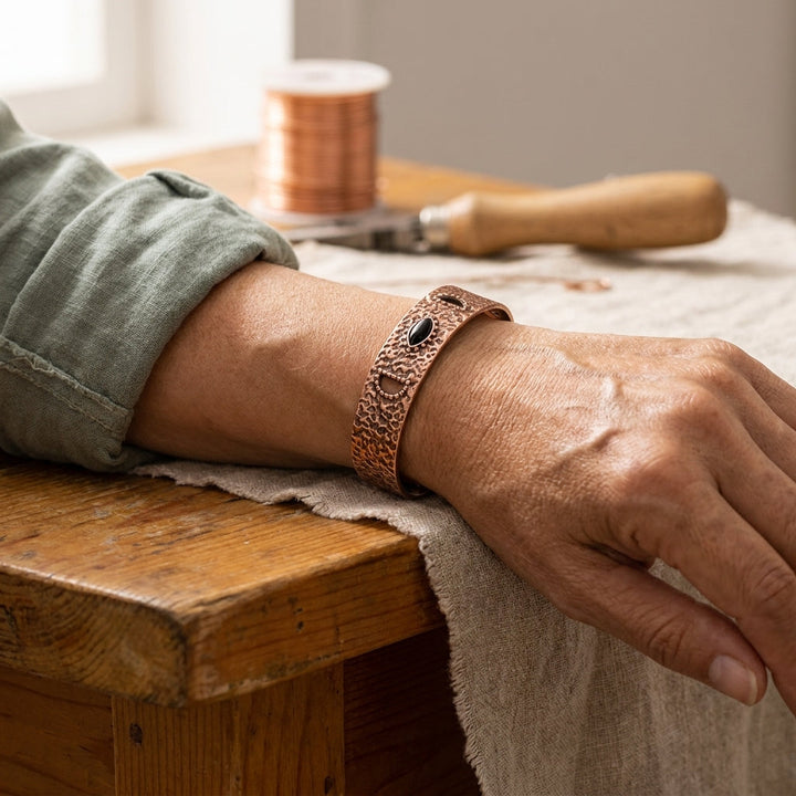 Bracelet Brumeux en cuivre