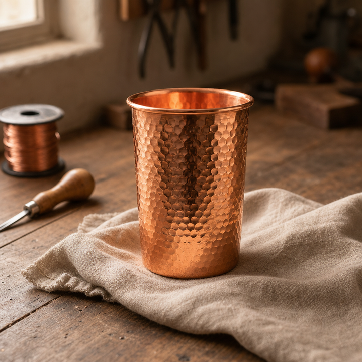 Verre en cuivre pur