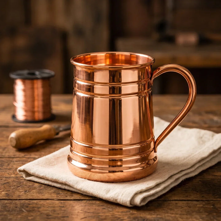 Chope vintage en cuivre — 530 ml
