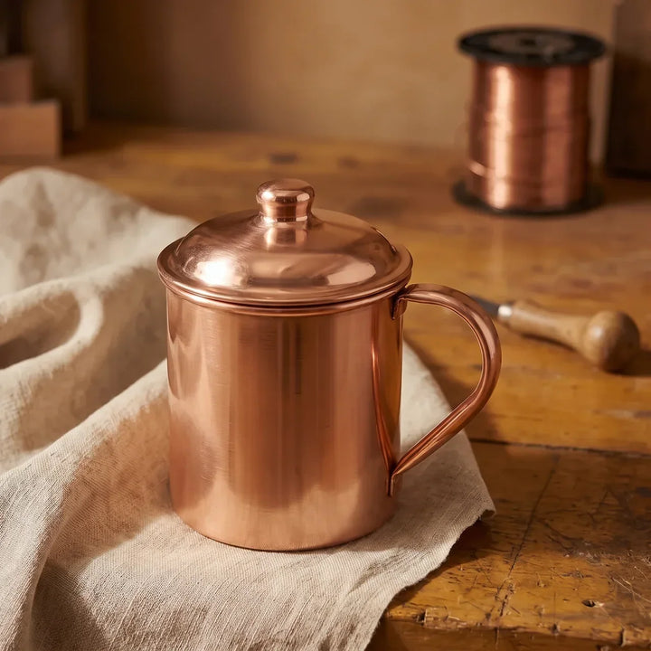 Tasse Marguerite en cuivre