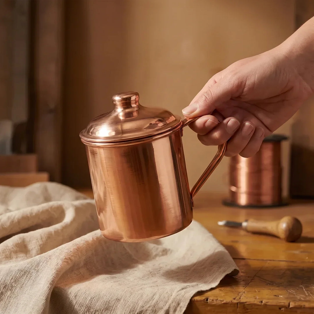 Tasse Marguerite en cuivre