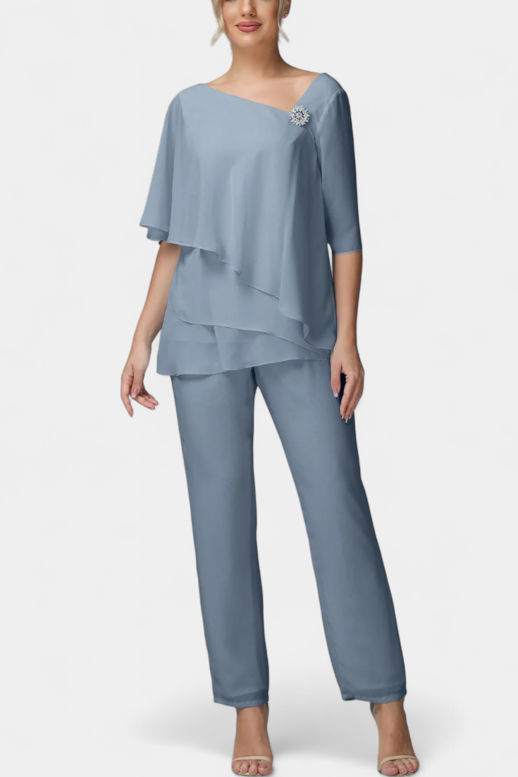 Ensemble en Laine à Silhouette Féminine Sans Effort