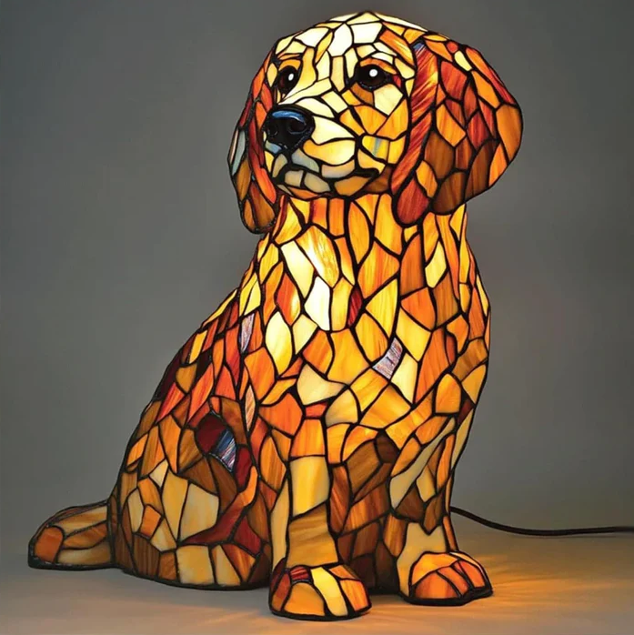 Claire | Lampe en forme de golden retriever