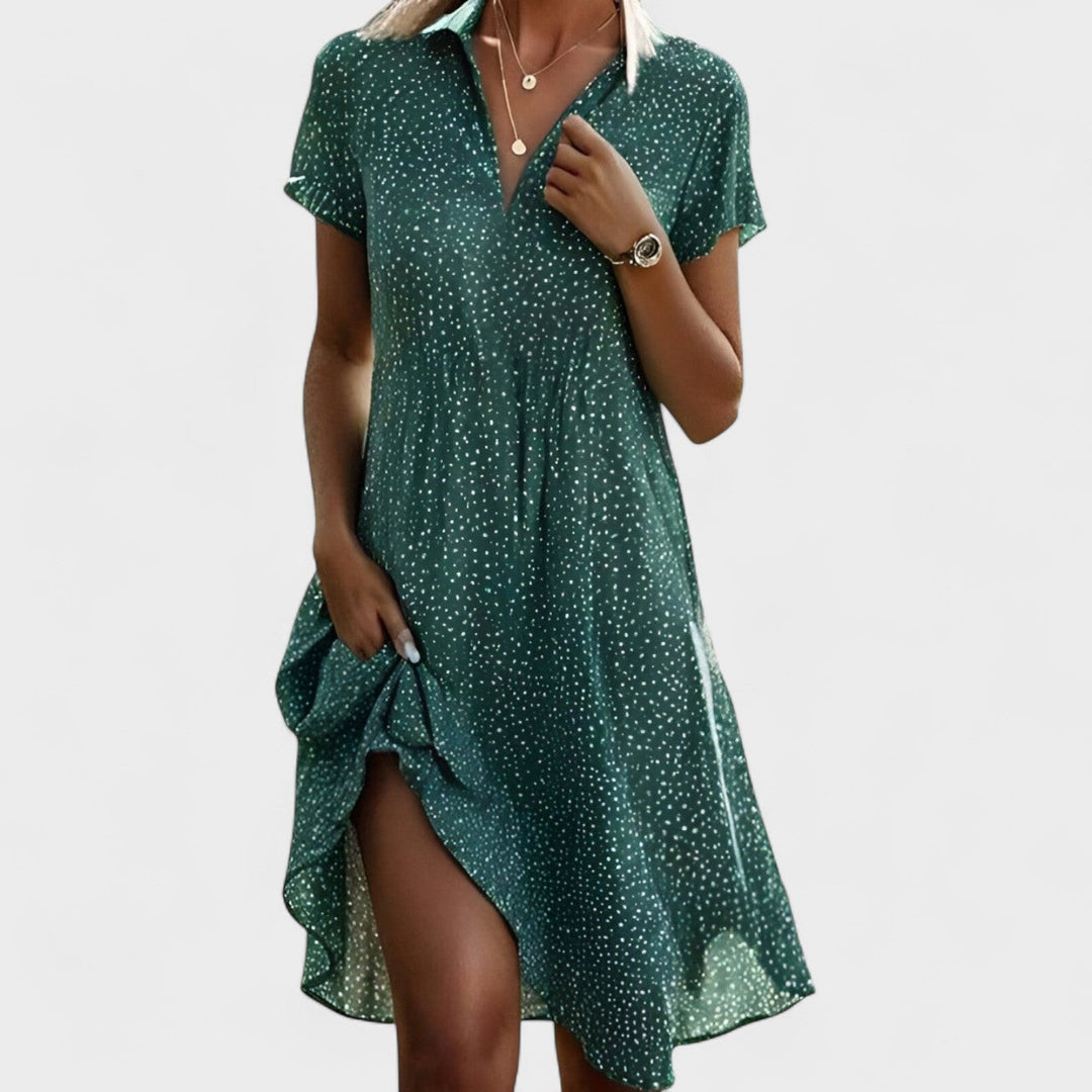 Elia - Robe Élégante Mi-Longue