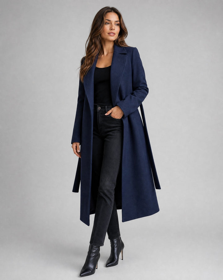 Josie | Manteau long ceinturé