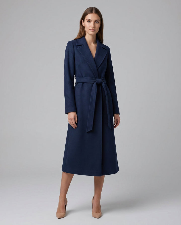 Josie | Manteau long ceinturé