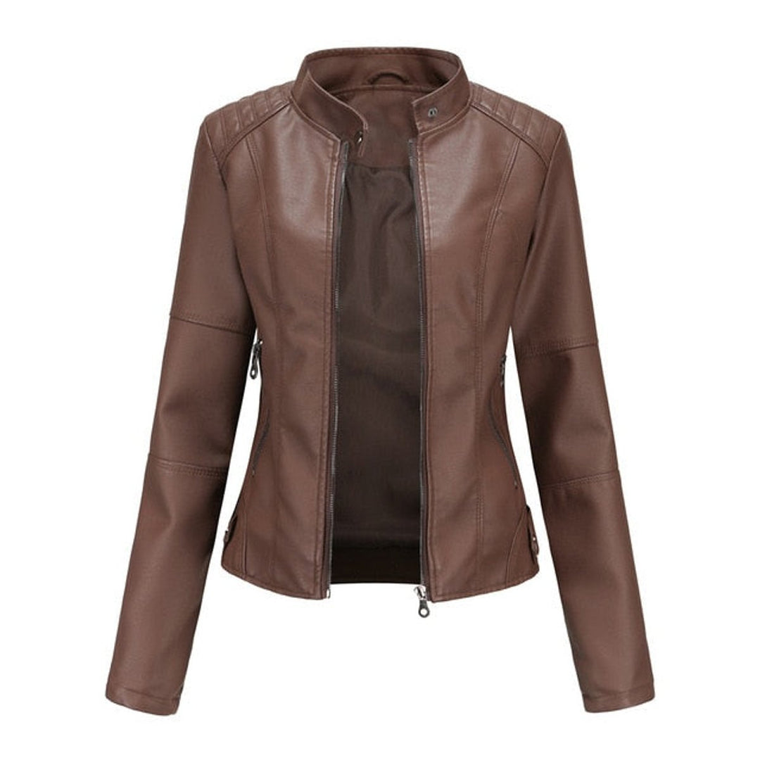 Hélène | Veste cintrée à col montant